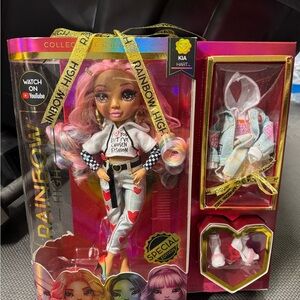 Rainbow Kia Hart Fashion Doll with Pink Hair